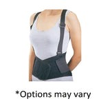 DJO, Inc Support Industrial Adult Back Mesh Black Size Large Each - 79-89087