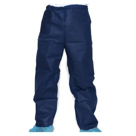 Dukal Corporation Pant Scrub Large Size Dark Blue 10/Bg, 5 BG/CA - 380L