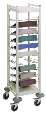 Omnimed Horizontal Open Chart Rack (8-60 Binder Capacity)