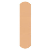 Dynarex Corporation Bandage Strips Plastic 3/4x3" Flexible Sheer/Flesh LF 100/Bx, 24 BX/CA - 3601