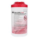PDI Professional Disposables Cleaner & Disinfectant Surface Wipe Sani-Cloth Plus X-Large Canister 65/Pk, 6 PK/CA - Q85084