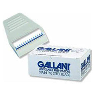 Nikomed, USA Inc Razor Safety Prep Gallant _ Disposable For Dry Shaving 50/Bx - D-845