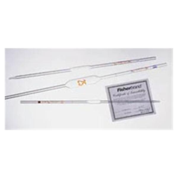 Fisher Scientific Co. Fisherbrand Class A Volumetric Pipette 1mL Graduated Reusable 6/Ca - 136503B