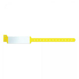Precision Dynamics Corp. Wristband Identification Sentry SuperBand Polyester Yellow Adult 500/Box - 5040-14-PDM