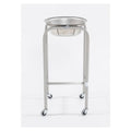 Blickman Industries Stand Basin 8-1/2qt Stainless Steel 15x15x36" Silver With Shelf Each - 717807000