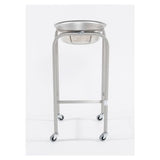 Blickman Industries Stand Basin 8-1/2qt Stainless Steel 15x15x36" Silver With Shelf Each - 717807000