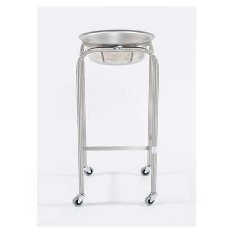 Blickman Industries Stand Basin 8-1/2qt Stainless Steel 15x15x36" Silver With Shelf Each - 717807000