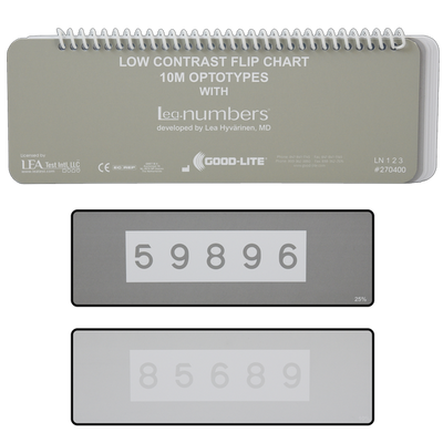 LEA NUMBERS® LOW CONTRAST TEST 10M