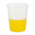 Globe Scientific Container, Multi-Purpose, HDPE, Economy Style, 16oz (480mL), Separate LDPE Snap Lid, Natural - GS-271016