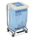 Medegen Medical Products, LLC Hamper Laundry Stainless Steel 19x21x36" White 1/Ea - 15-9000