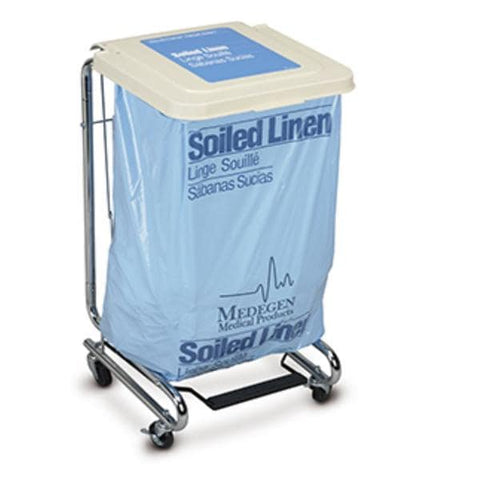 Medegen Medical Products, LLC Hamper Laundry Stainless Steel 19x21x36" White 1/Ea - 15-9000
