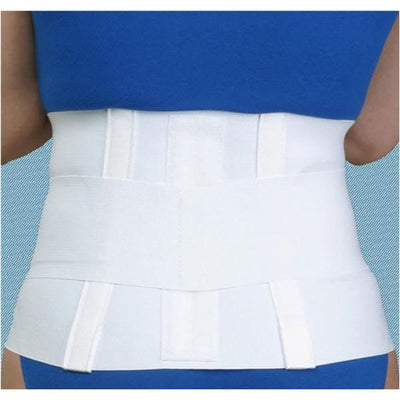 Frank Stubbs Co Inc Support Adult Sacro Elastic White Size 10" Large Each - 1081