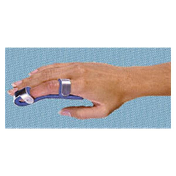 Frank Stubbs Co Inc Splint Baseball 4-Prong Finger Aluminum Blue Size Large 12/pk - F004195