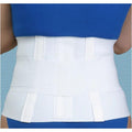 Frank Stubbs Co Inc Support Adult Sacro Elastic White Size 10" Medium Each - 1081