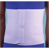 Frank Stubbs Co Inc Binder Compression Deluxe Adult Abdominal Elastic 4Pnl White Size 12" X-Large Each - 1084XL