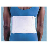 Frank Stubbs Co Inc Support Criss-Cross Lumbar Sacral Elastic White Size 9" One Size Fits All Each - 2125