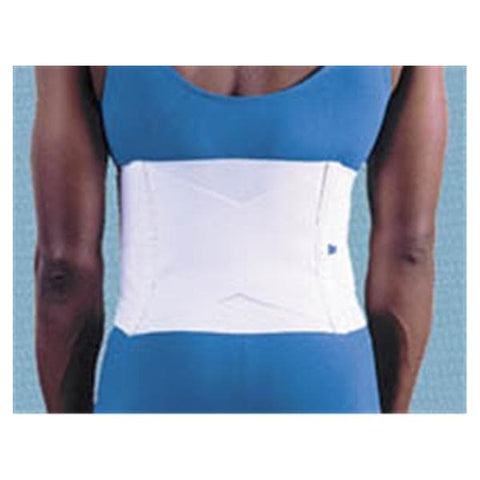 Frank Stubbs Co Inc Support Criss-Cross Lumbar Sacral Elastic White Size 9" One Size Fits All Each - 2125