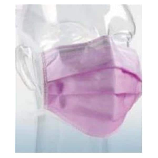 Molnlycke Healthcare Mask Tie On Barrier Anti-Fog Lavender 50/Bx, 10 BX/CA - 42361
