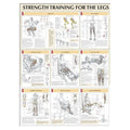 Human Kinetics, Inc Poster Instructional Strength Training for the Legs 24x31" Each - 736059385