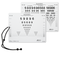 LEA NUMBERS® INTERMEDIATE & NEAR VISION CARD