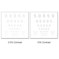 ETDRS LOW CONTRAST LEA NUMBERS® CLINICAL TRIAL CHARTS