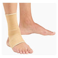 Deroyal Industries Inc Sleeve Orthopedic Ankle Knit Cotton/Elastic Beige Size Large 10-12" Universal Each - 4004-03