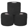 Arrowhead Athletics Tape Athletic Lite-Guard Poly Blend Fabric/Elastic 3"x7.5yd Cohesive Black 16/Ca - LG300-BLK