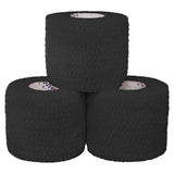 Arrowhead Athletics Tape Athletic Lite-Guard Poly Blend Fabric/Elastic 3"x7.5yd Cohesive Black 16/Ca - LG300-BLK
