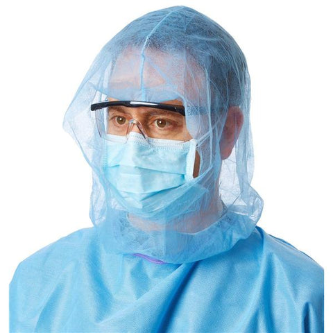 Medline Industries Inc Cover Head / Beard One Size Fits Most Blue 300/Ca - NONSH600