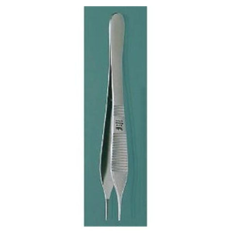 Miltex Forcep Dressing Adson 4-3/4" Serrated Stainless Steel Disposable 12/Pk - Integra Miltex - EG6-118