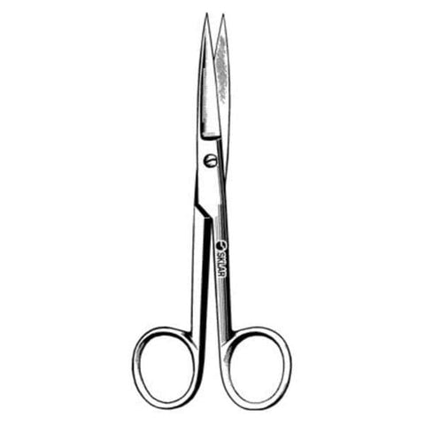 Sklar Instruments Scissors Operating 5" Sharp/Sharp Smooth Straight Stainless Steel Each - 13-1050