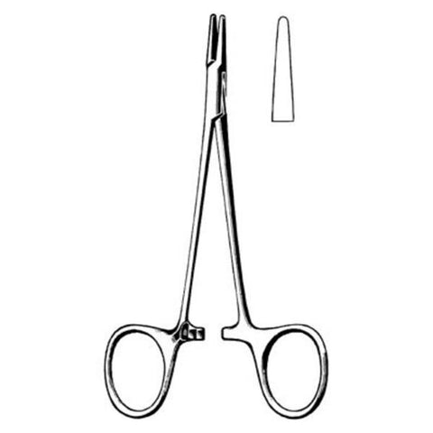 Sklar Instruments Holder Needle Webster Surgi-OR 5-1/4" Smooth Straight Stainless Steel Each - 95-809