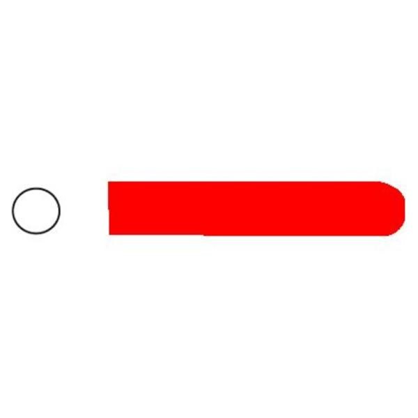 Sklar Instruments Protector Instrument Tip SklarTip Polyethylene 25x3mm Red 100/Bx - 96-1504