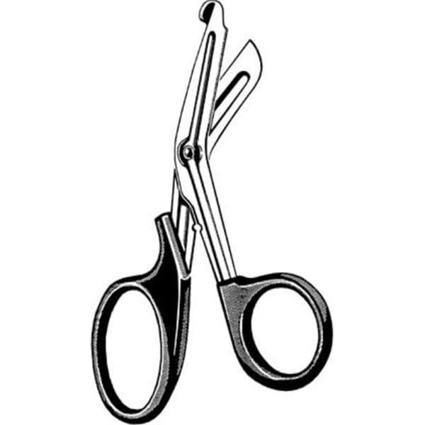 Sklar Instruments Scissors Multi-Cut Utility Merit 7-1/2" Blunt/Blunt Serrated Angled SS/Plstc Each - 97-105