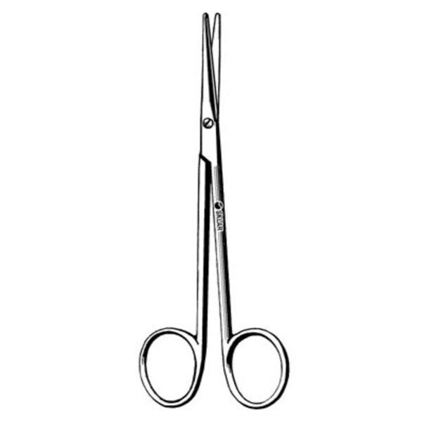 Sklar Instruments Scissors Dissecting Metzenbaum-Lahey Sklarlite 4-1/2" Bl/Bl Smth Straight SS Each - 23-1172