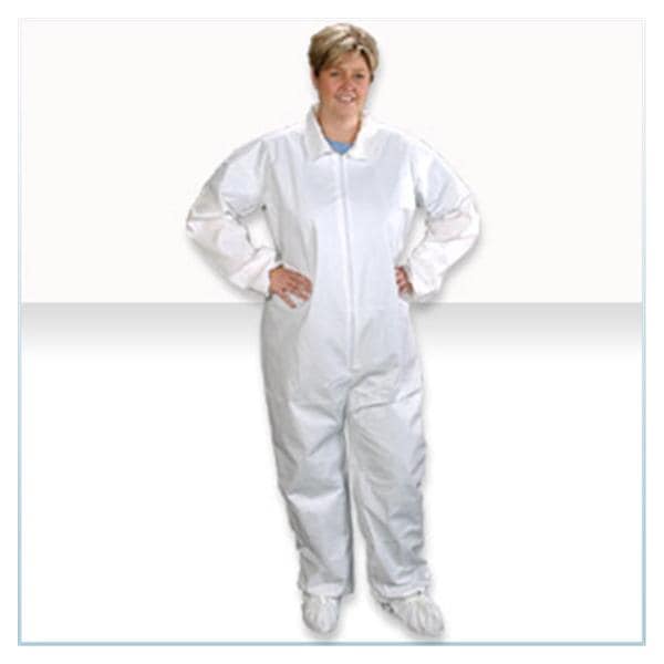 Alpha Protech Incorp. Coverall Protective ComforTech Disposable Medium White 25/Ca - CV-J4C92-2