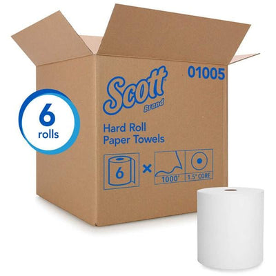 Kimberly Clark Professional Towel Roll Hard Scott Paper 8 in x 1000 Feet White 6/Ca - 1005