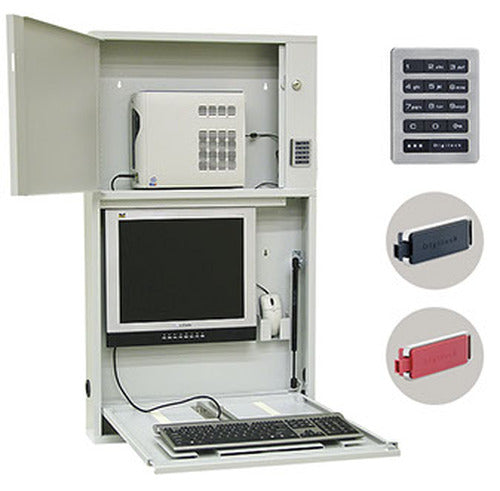 Omnimed Informatics IT Work Center Floating Desk