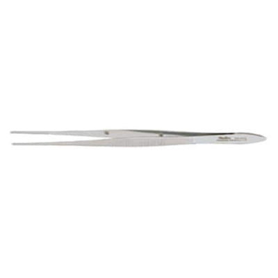 Miltex Forcep Utility Bonaccolto 4" 1.2mm Wide Tapered Tip Serrated Straight SS Each - Integra Miltex - 18-971