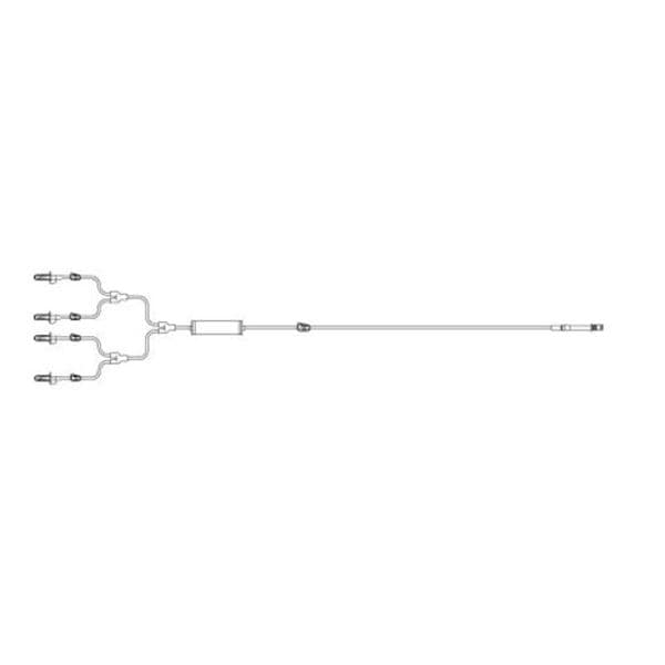 Icu Medical, Inc Irrigation Set 3 Y-Connectors Ld 4Pn Priming Volume 245mL 85" 10/Ca - 15239-01