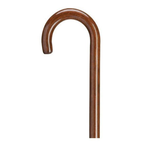 Harvey Surgical Cane Single Wood 250lb Capacity 36" Walnut Adult Each, 48 Each/CA - 9003200-7