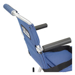 Drive Medical Super Light, Folding Transport Chair with Carry Bag and Flip-Back Arms - SL18