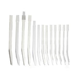 Medgyn Products Inc Curette Uterine Vacuum Vacurette 7mm Curved Rigid Clear Plastic Disposable 50/Pk - 22107