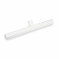 12 W Straight TPE Rubber Bench Squeegee Without Handle White