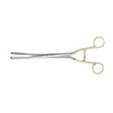 Medgyn Products Inc Forcep Ovum Bierer 11" 16mm Tip Slight Curve Serrated Jaw Oval SS Each - 31131