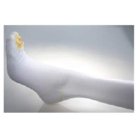 Alba Stocking Anti-Embolism Knee High Long UltraCARE White Size Medium 12Pr/Ca - Waldensian, Inc - 858-02