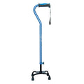 Drive Medical Airgo Comfort-Plus Adjustable Quad Canes, Large Base