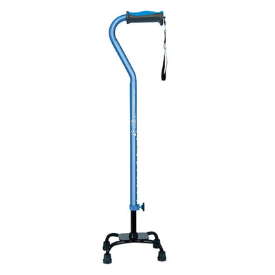 Drive Medical Airgo Comfort-Plus Adjustable Quad Canes, Large Base