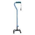 Drive Medical Airgo Comfort-Plus Adjustable Quad Canes, Small Base