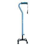Drive Medical Airgo Comfort-Plus Adjustable Quad Canes, Small Base